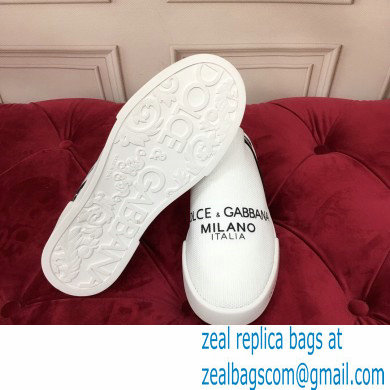 Dolce  &  Gabbana Slip On Sneakers with Logo 07 2021